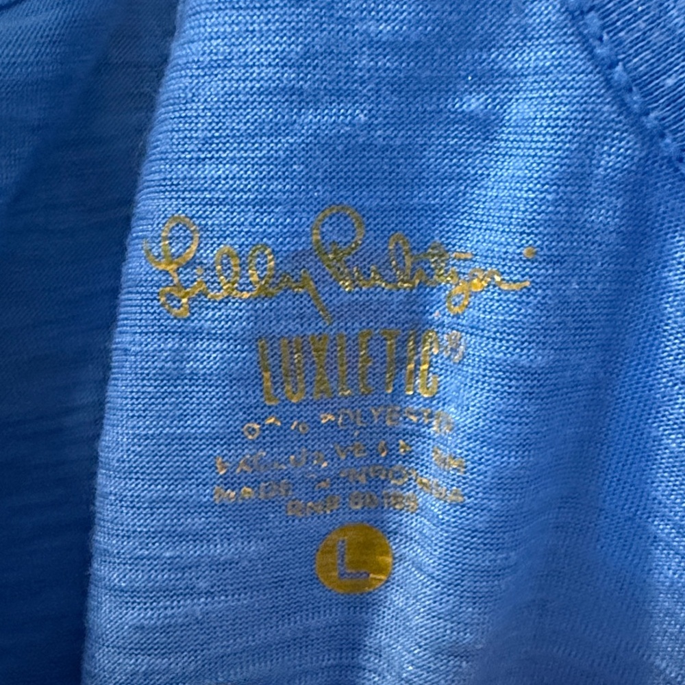 Lilly Pulitzer Blue Racerback Tank - Picture 2 of 4